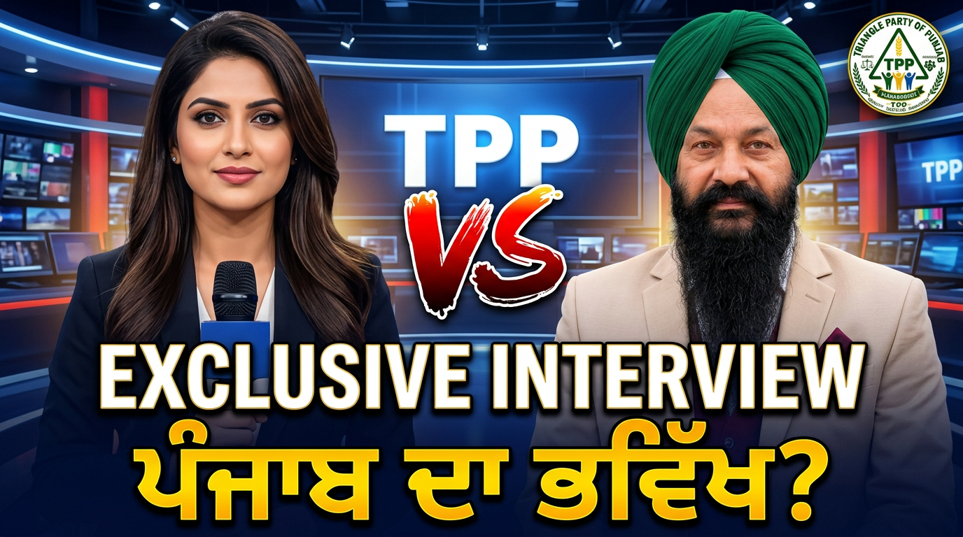 TPP News exclusive interview with President Harmander Singh Sidhu on the future of Punjab and the 117 MLA Mission.